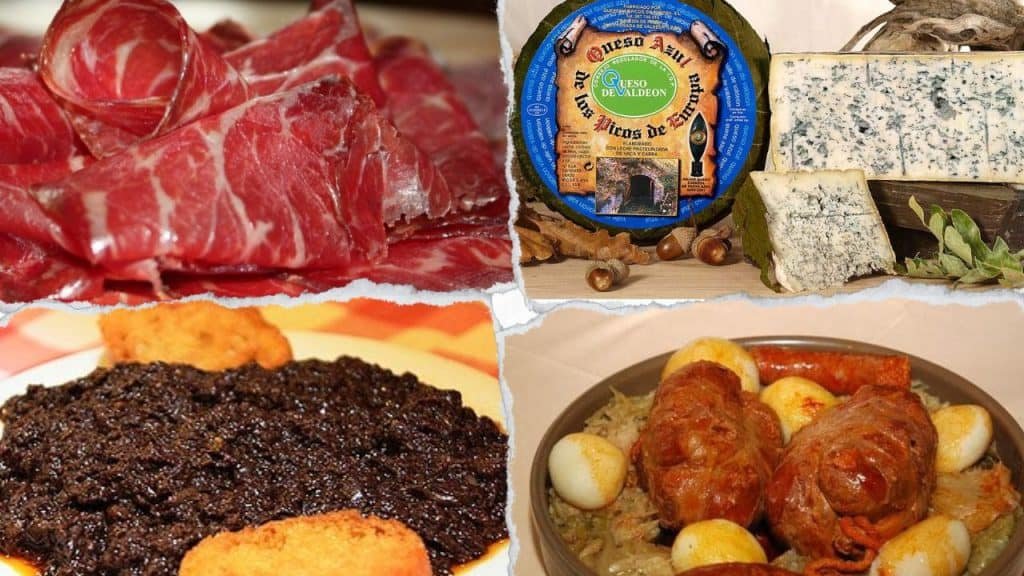 Platos típicos de León: cecina curada, queso azul de Valdeón, morcilla leonesa y botillo del Bierzo – donde comer bien y barato en la provincia de león