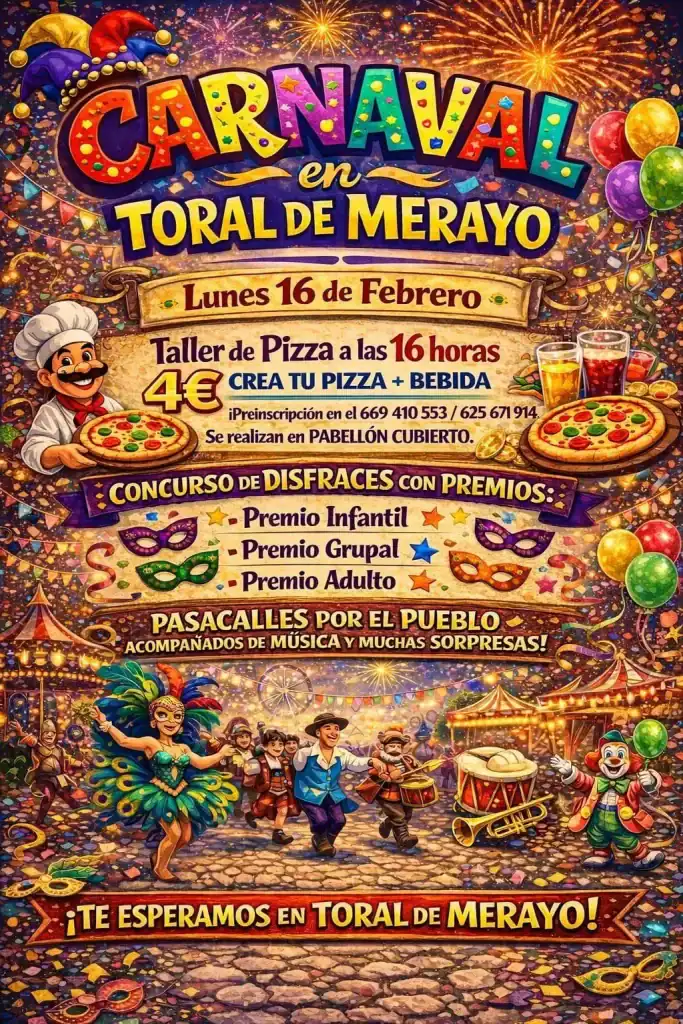 Carnaval en Toral de Merayo -carnavales en leon 2026